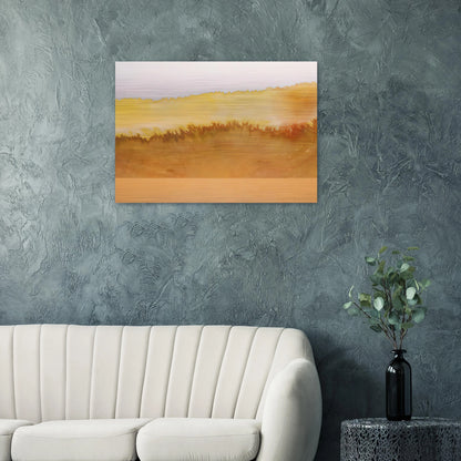 Sun Castle - 1979 - Ronnie Landfield Brushed Aluminum Print - 70x100 cm / 28x40 inches | Ronnie Landfield Aluminum Print | Ronnie Landfield Prints