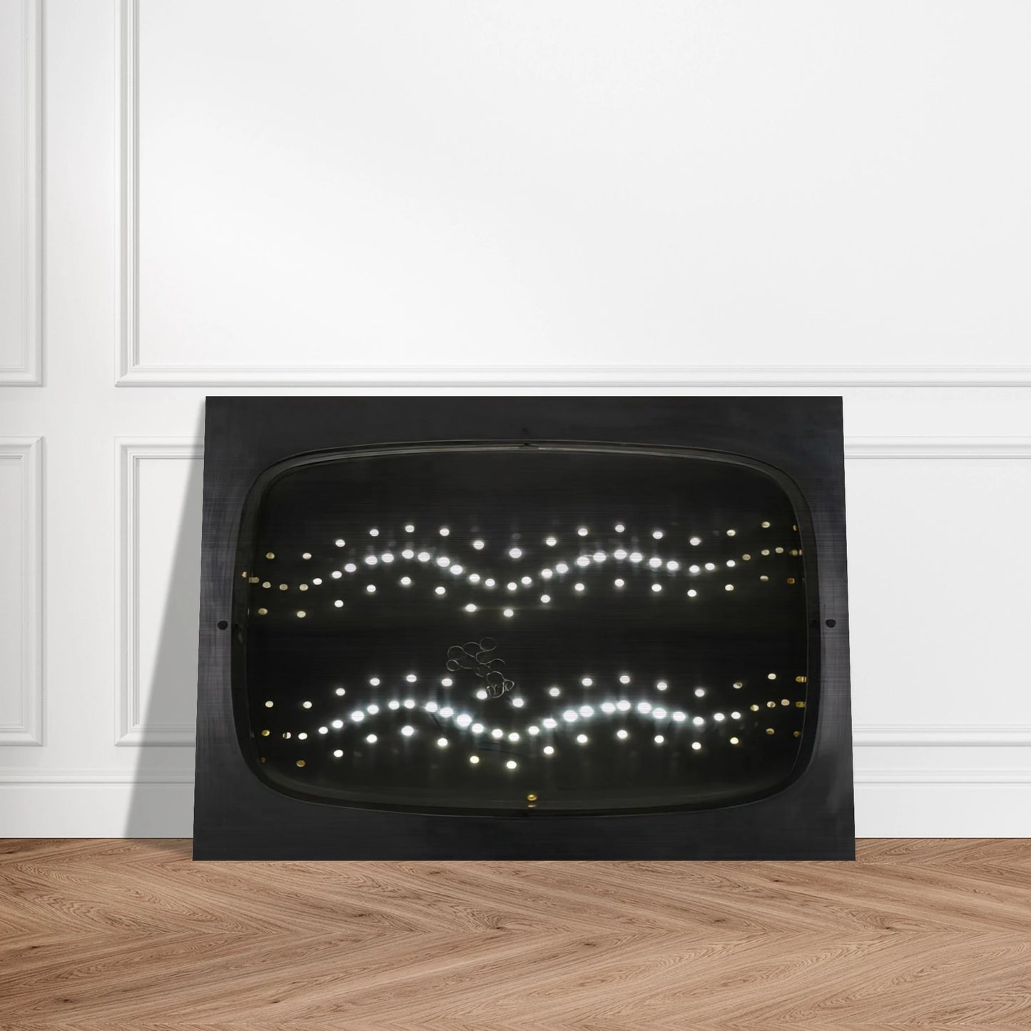 Televisor hidraulizado 1 - 1956 - Gyula Kosice Brushed Aluminum Print - 70x100 cm / 28x40 inches | Gyula Kosice Aluminum Print | Gyula Kosice Prints