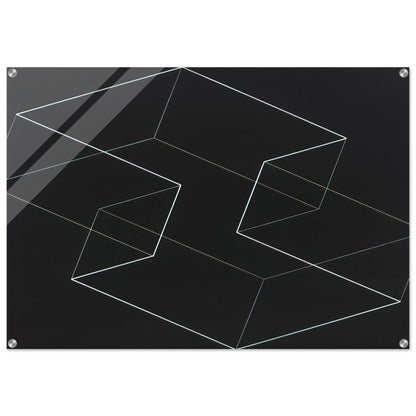 M 5 1954 - Josef Albers Acrylic Print - 70x100 cm / 28x40″ inches | Josef Albers Wall Art | Josef Albers Prints