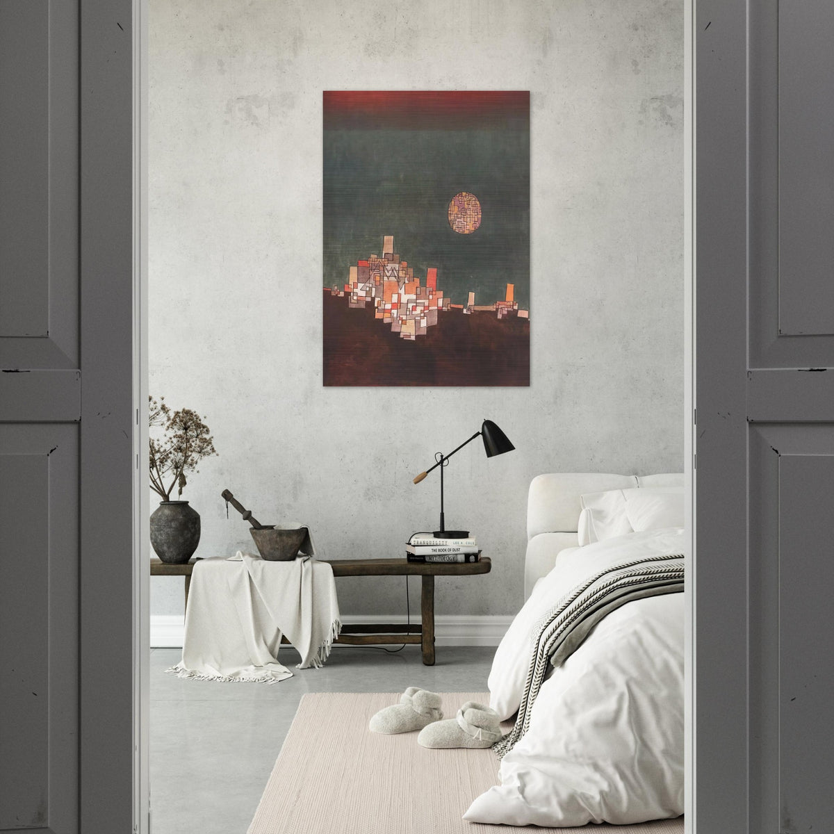 CHOSEN SITE 1940 - Paul Klee Brushed Aluminum Print - 70x100 cm / 28x40 inches | Paul Klee Aluminum Print | Paul Klee Prints