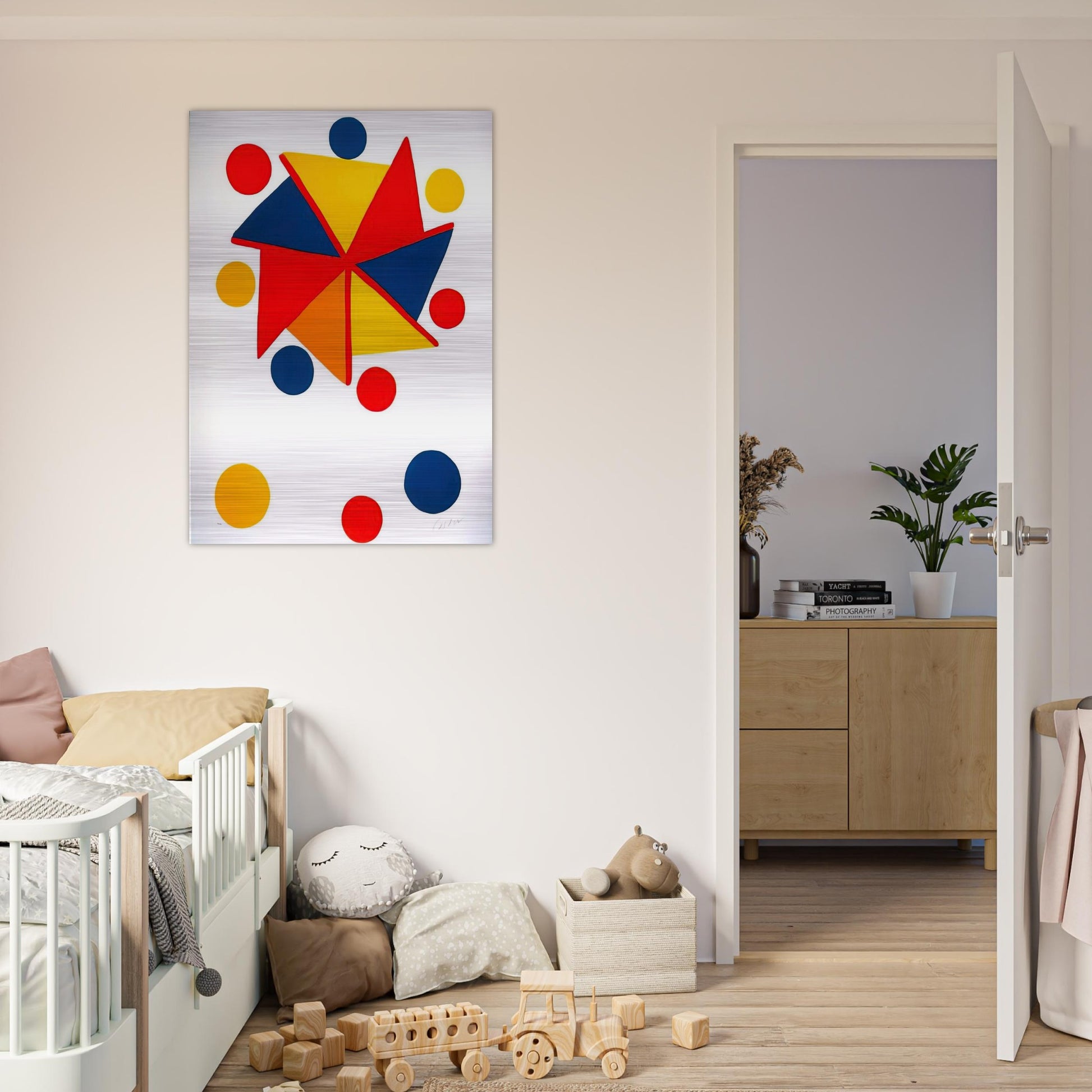 UNTITLED 1970 - Alexander Calder Brushed Aluminum Print - 70x100 cm / 28x40 inches | Alexander Calder Aluminum Print | Alexander Calder Prints