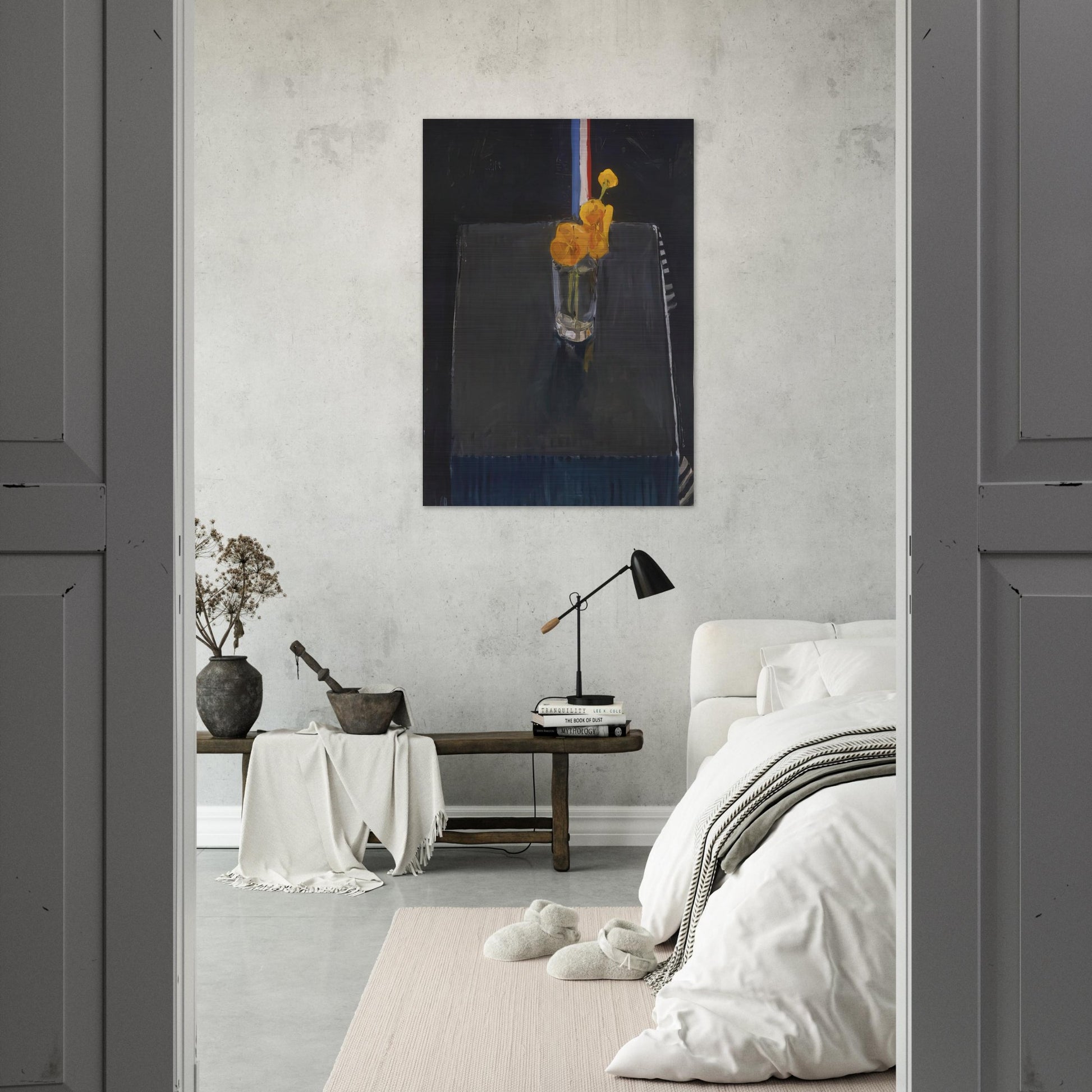 Poppies - Richard Diebenkorn Brushed Aluminum Print - 70x100 cm / 28x40 inches | Richard Diebenkorn Aluminum Print | Richard Diebenkorn Prints