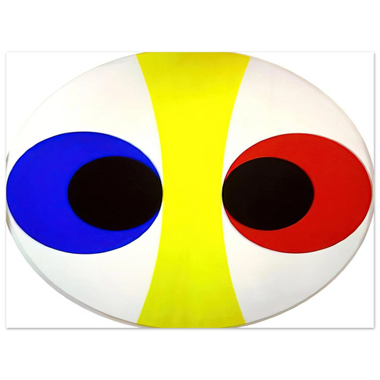 Alexander Liberman - Omicron VII - 1961  75x100 cm / 30x40inches Fine Art Poster