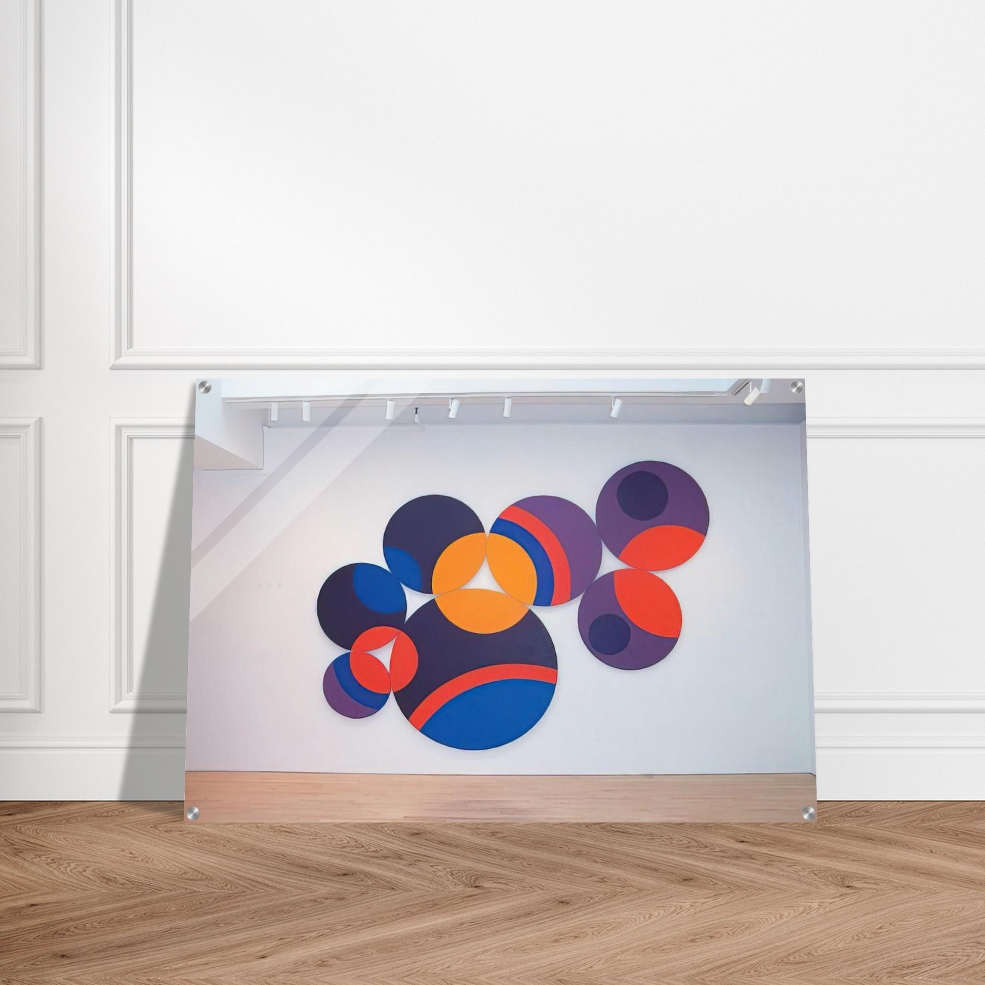 Constellation Twelve Circles - 1969 - Leon Polk Smith Acrylic Print - 70x100 cm / 28x40″ inches