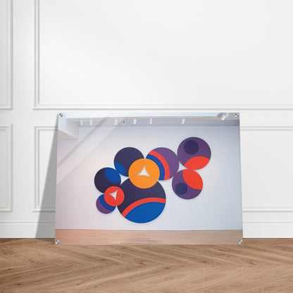 Constellation Twelve Circles - 1969 - Leon Polk Smith Acrylic Print - 70x100 cm / 28x40″ inches