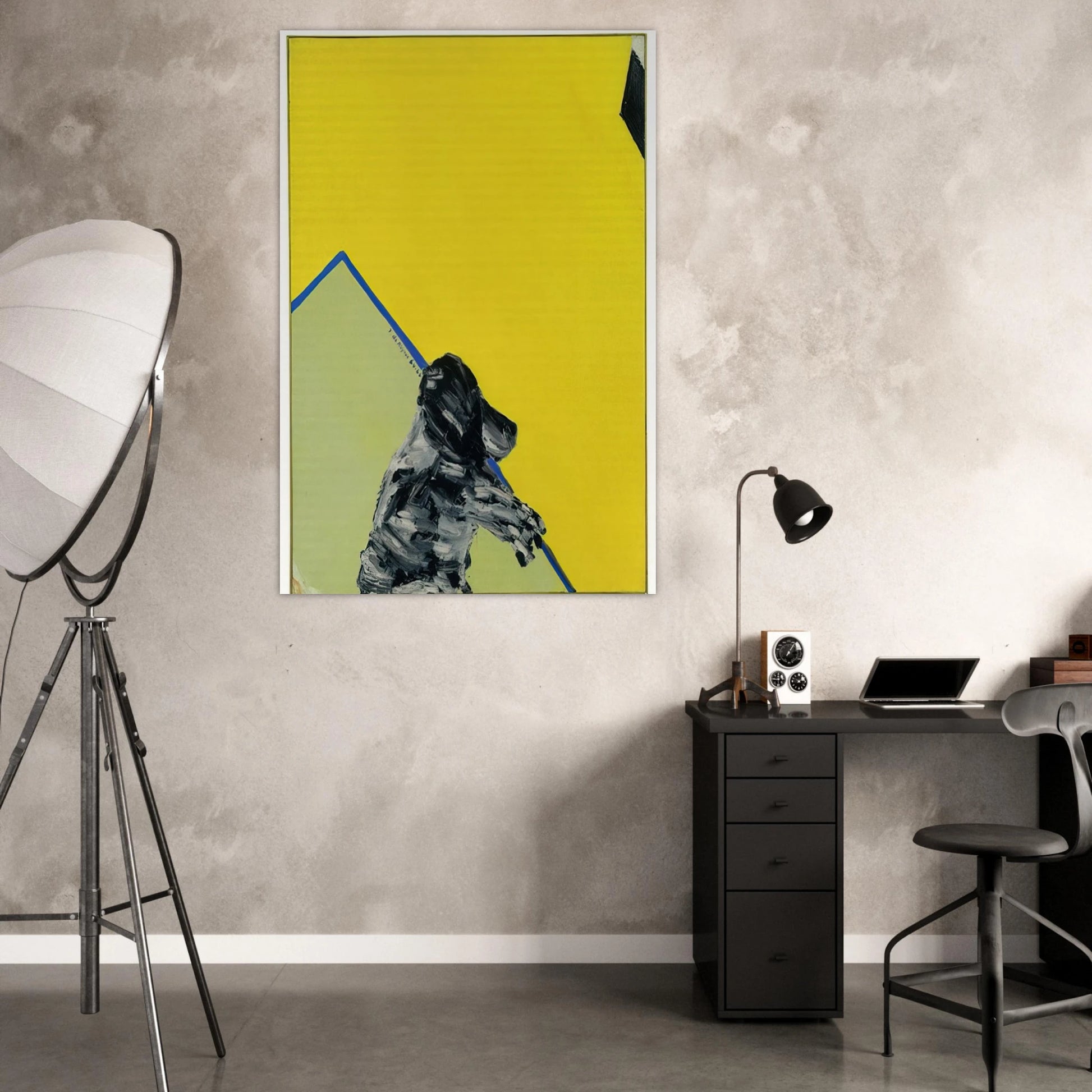 Baron in Al Held-Veld - 1966 - Ralston Crawford Art Prints - 100x150 cm / 40x60″ inches | Ralston Crawford Poster | Ralston Crawford Prints