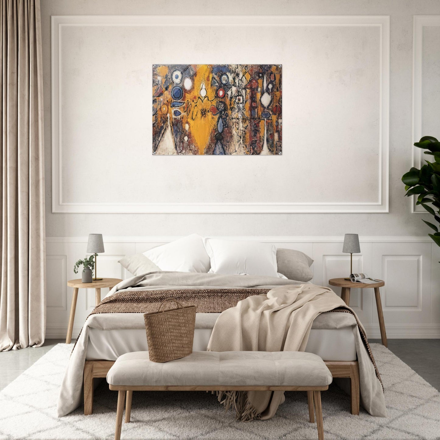 Number 1 - 1951 - Richard Pousette-Dart Acrylic Print - 70x100 cm / 28x40″ inches
