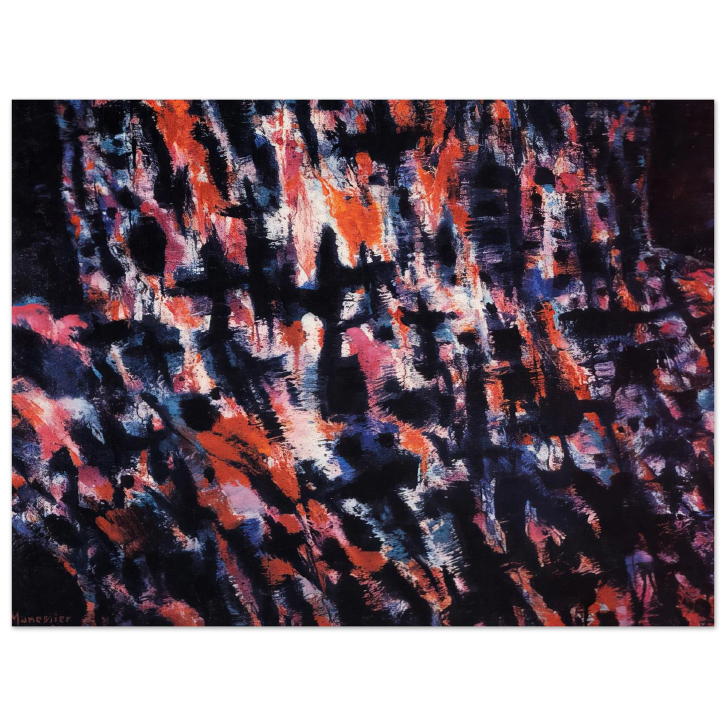 Alfred Manessier - Passion - 1982  75x100 cm / 30x40inches Fine Art Poster