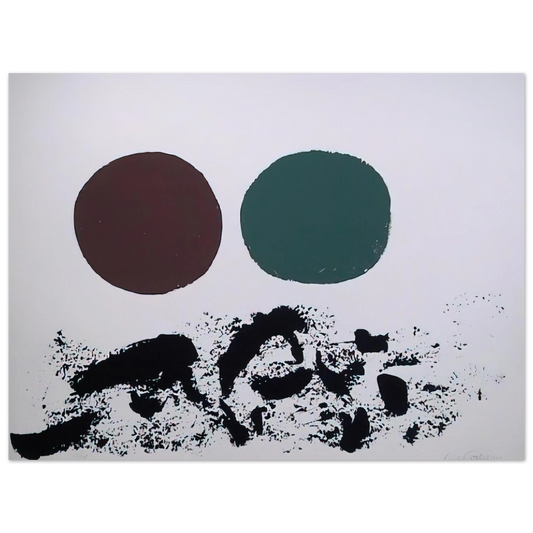 Adolph Gottlieb - Flurry - 1967  75x100 cm / 30x40inches Fine Art Poster
