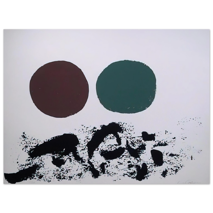 Adolph Gottlieb - Flurry - 1967  75x100 cm / 30x40inches Fine Art Poster