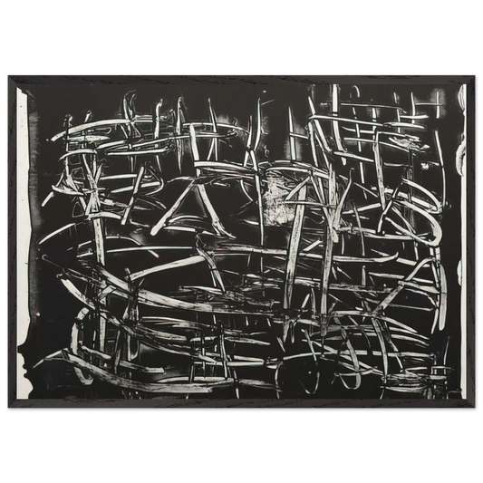 Alba - 1997 - Gunther Forg 70x100 cm / 28x40 inches Framed Art Print – Black Wooden Frame