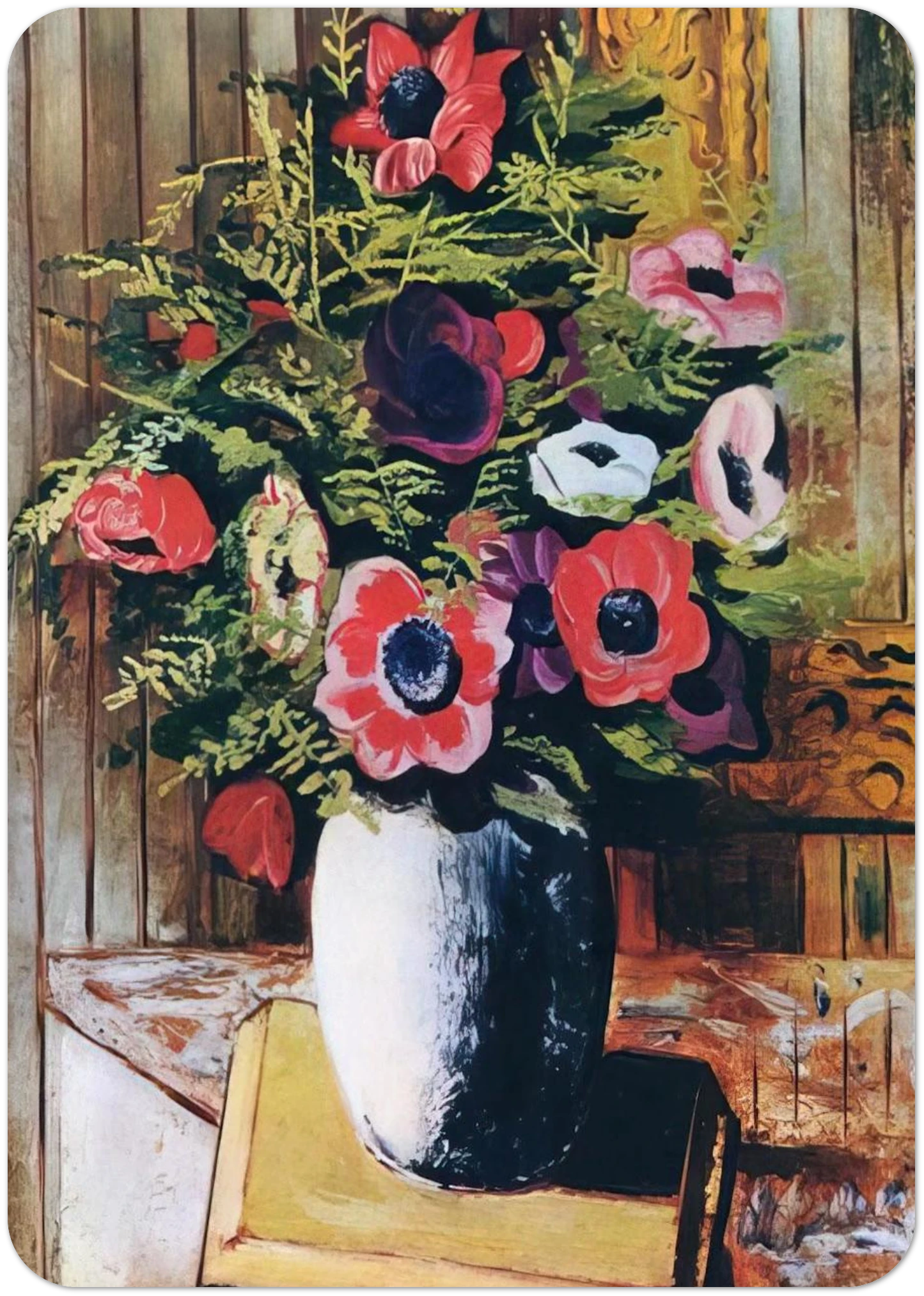 NOT IDENTIFIED 12 By Moise Kisling Pack of 10 Post Cards | Moise Kisling Post Cards | A6 (10.5 x 14.8 cm) - 4.1 x 5.8 inches