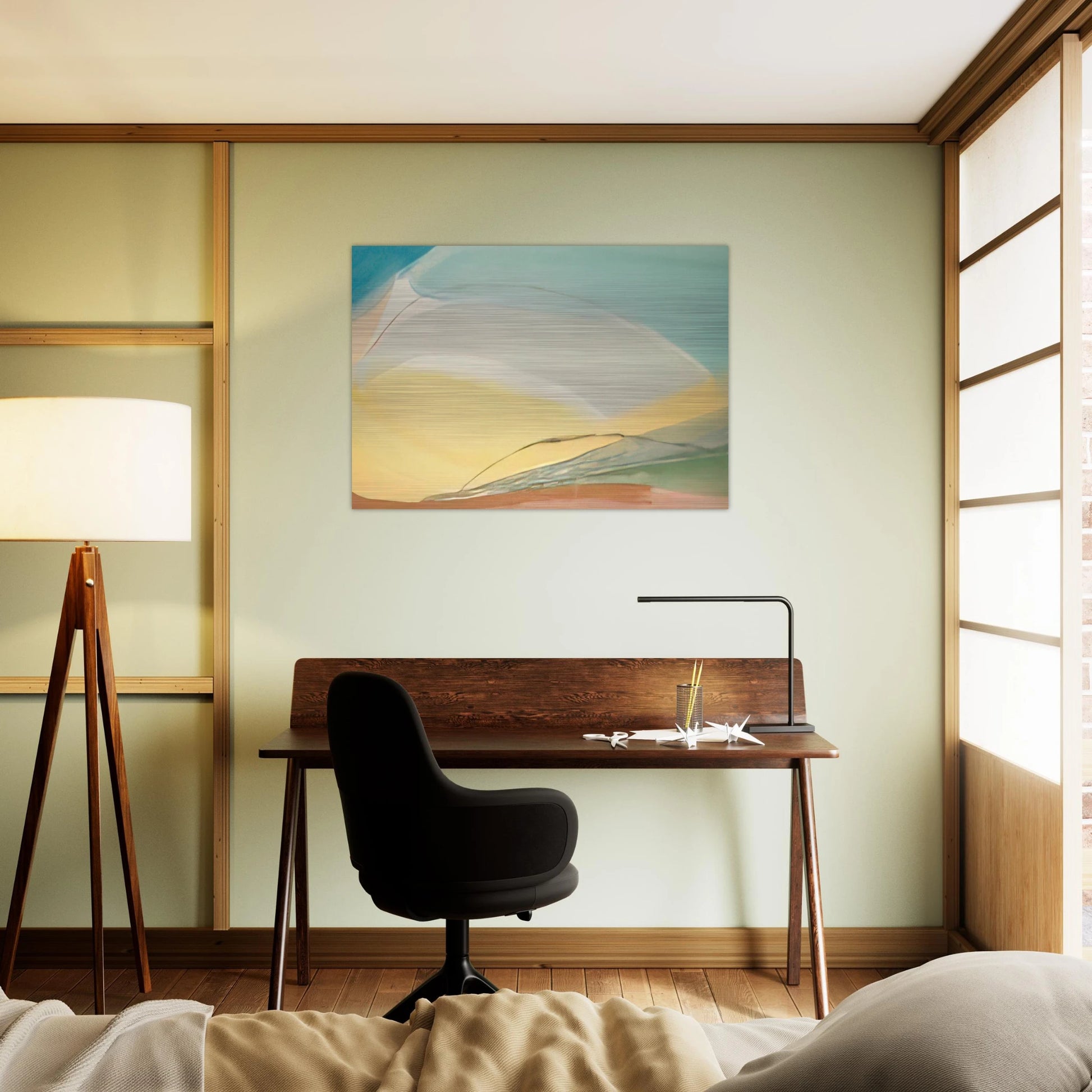 Untitled - 1976 - Larry Zox Brushed Aluminum Print - 70x100 cm / 28x40 inches | Larry Zox Aluminum Print | Larry Zox Prints