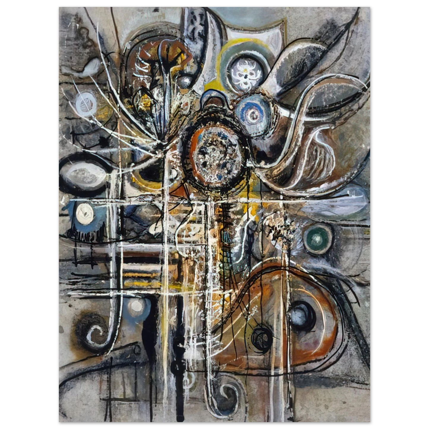 Richard Pousette-Dart - The Center - 1943  75x100 cm / 30x40inches Fine Art Poster