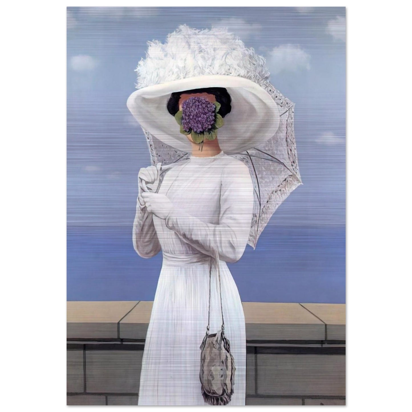 THE GREAT WAR 1964 1 - Rene Magritte Brushed Aluminum Print - 70x100 cm / 28x40 inches | Rene Magritte Aluminum Print | Rene Magritte Prints