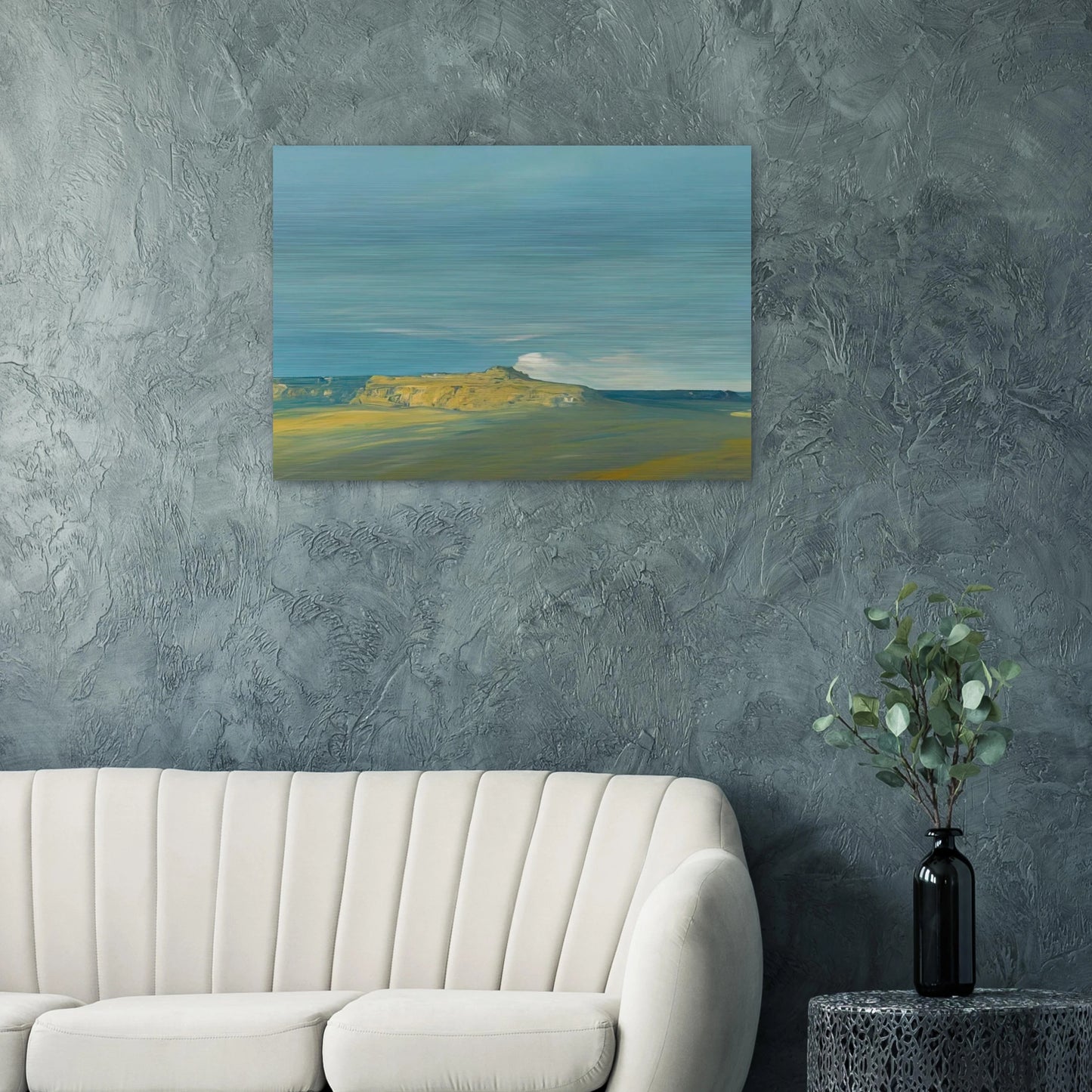 Oraibi, Hopi village, Arizona - Tonalism - Xavier Martinez Brushed Aluminum Print - 70x100 cm / 28x40 inches | Xavier Martinez Aluminum Print | Xavier Martinez Prints