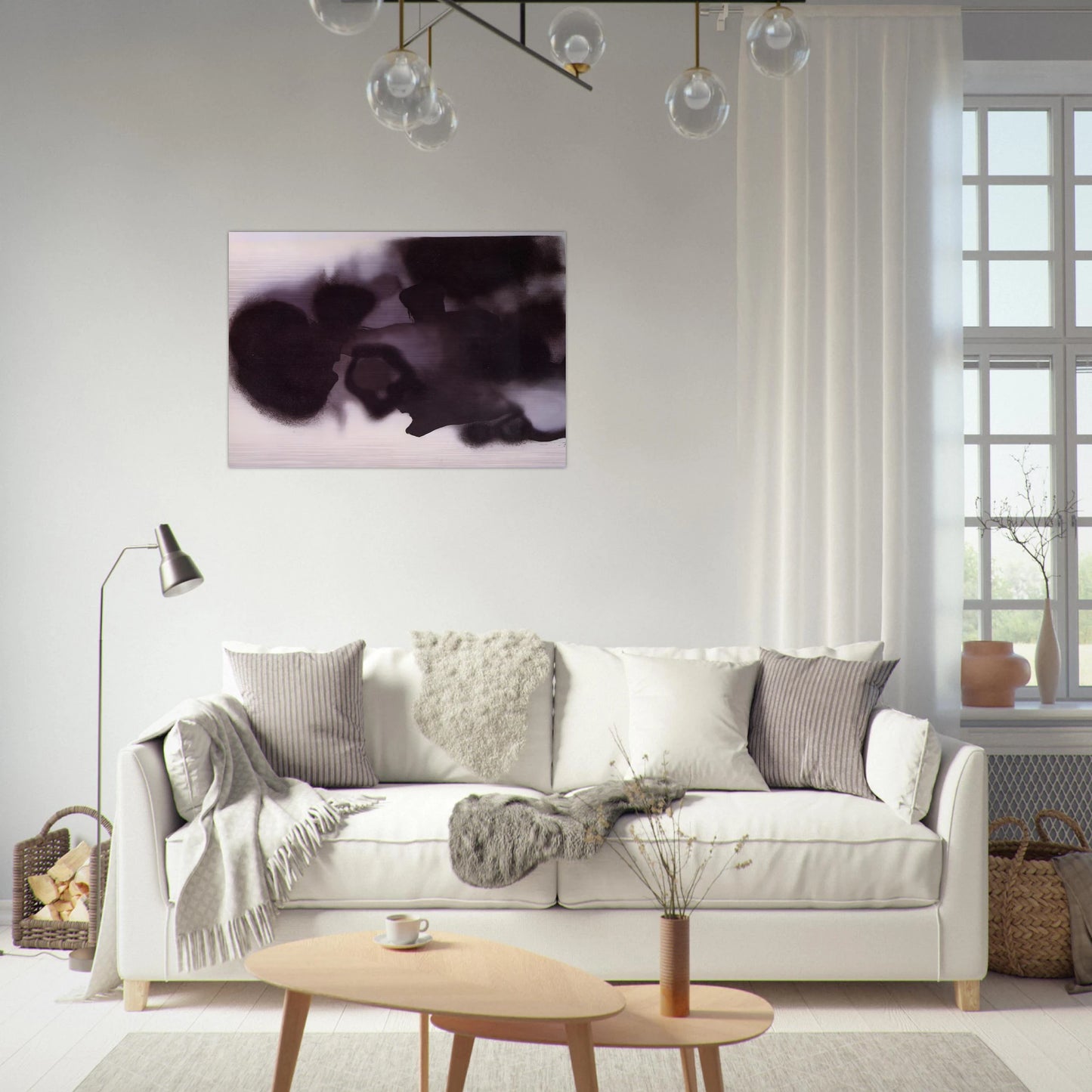 The Cloud - 1986 - Victor Pasmore Brushed Aluminum Print - 70x100 cm / 28x40 inches | Victor Pasmore Aluminum Print | Victor Pasmore Prints