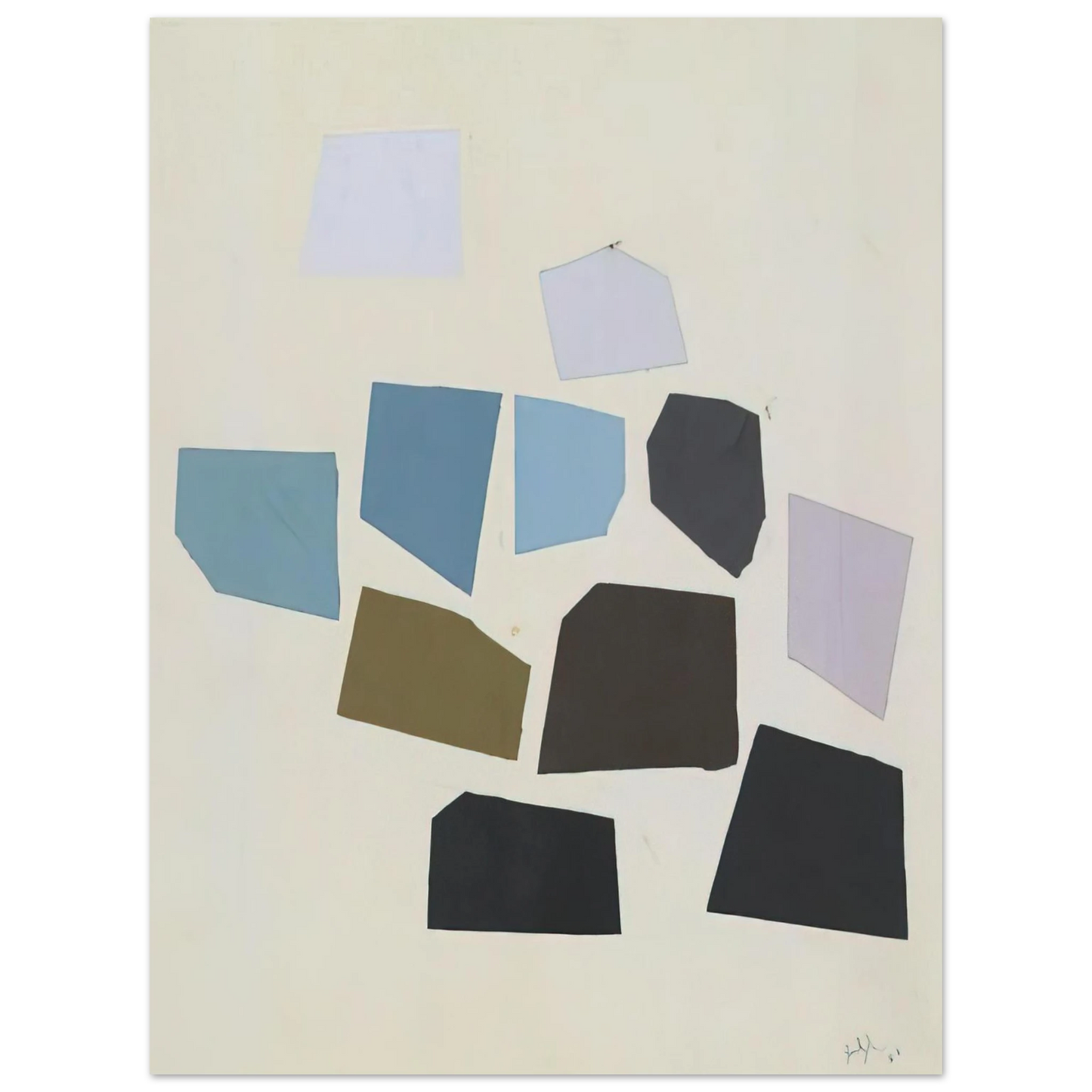 Robert Goodnough - Abstraction - Post-Painterly Abstraction  75x100 cm / 30x40inches Fine Art Poster