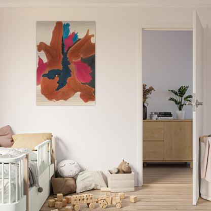 Pink Lady, 1963- - Helen Frankenthaler Brushed Aluminum Print - 70x100 cm / 28x40 inches | Helen Frankenthaler Aluminum Print | Helen Frankenthaler Prints
