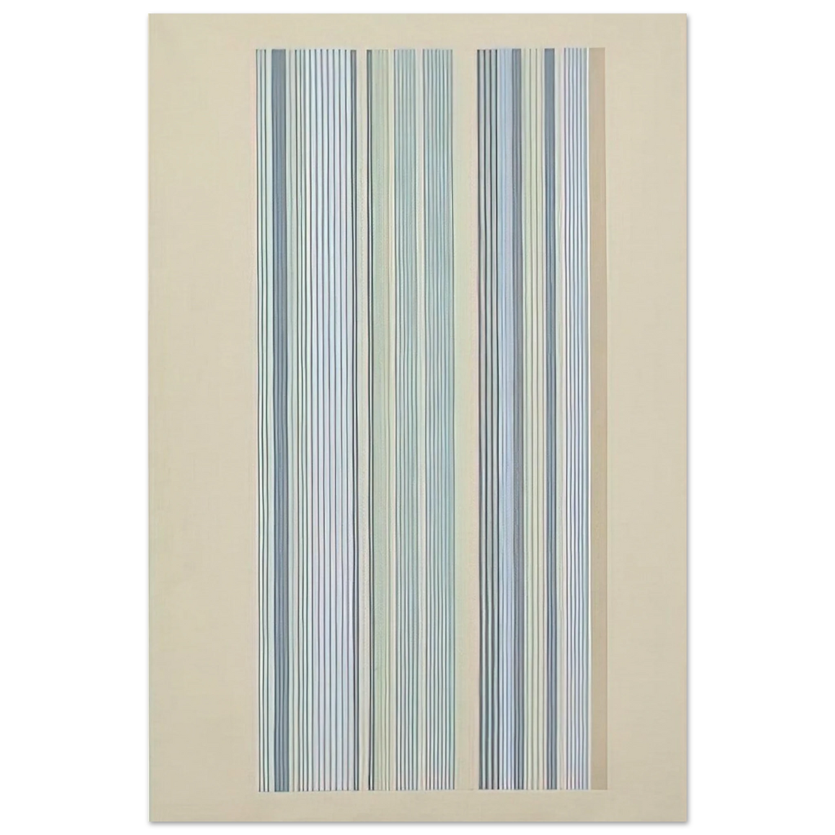 Blue Bird - 1978 - Gene Davis Art Prints - 100x150 cm / 40x60″ inches | Gene Davis Poster | Gene Davis Prints