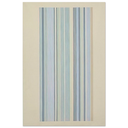 Blue Bird - 1978 - Gene Davis Art Prints - 100x150 cm / 40x60″ inches | Gene Davis Poster | Gene Davis Prints