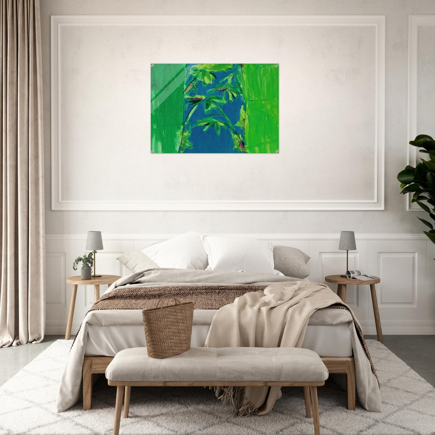 Early Summer - 1980 - Walasse Ting Acrylic Print - 70x100 cm / 28x40″ inches