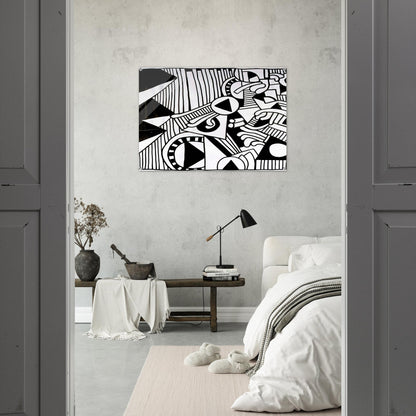 UNTITLED 1978 1 - Keith Haring Acrylic Print - 70x100 cm / 28x40″ inches