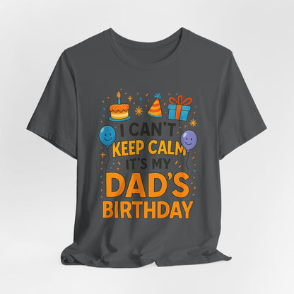 Geburtstagsgeschenk für Papa: Ich kann nicht ruhig bleiben, es ist Papas Geburtstag! Alles Gute zum Geburtstag, Papa!
