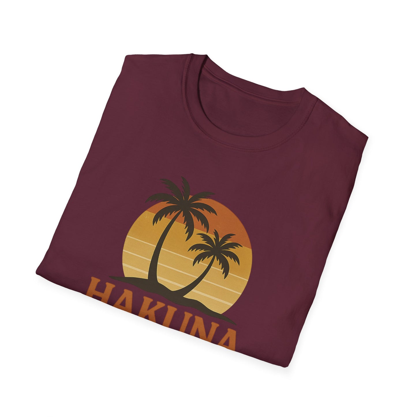 Hakuna Matata Retro-T-Shirt mit Grafik, „Keine Sorgen“-Shirt mit positiver Ausstrahlung, Vintage-T-Shirt im 90er-Jahre-Stil, Shirt mit Wohlfühl-Zitat, Unisex-Geschenk