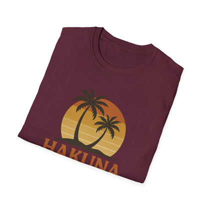 Hakuna Matata Retro-T-Shirt mit Grafik, „Keine Sorgen“-Shirt mit positiver Ausstrahlung, Vintage-T-Shirt im 90er-Jahre-Stil, Shirt mit Wohlfühl-Zitat, Unisex-Geschenk