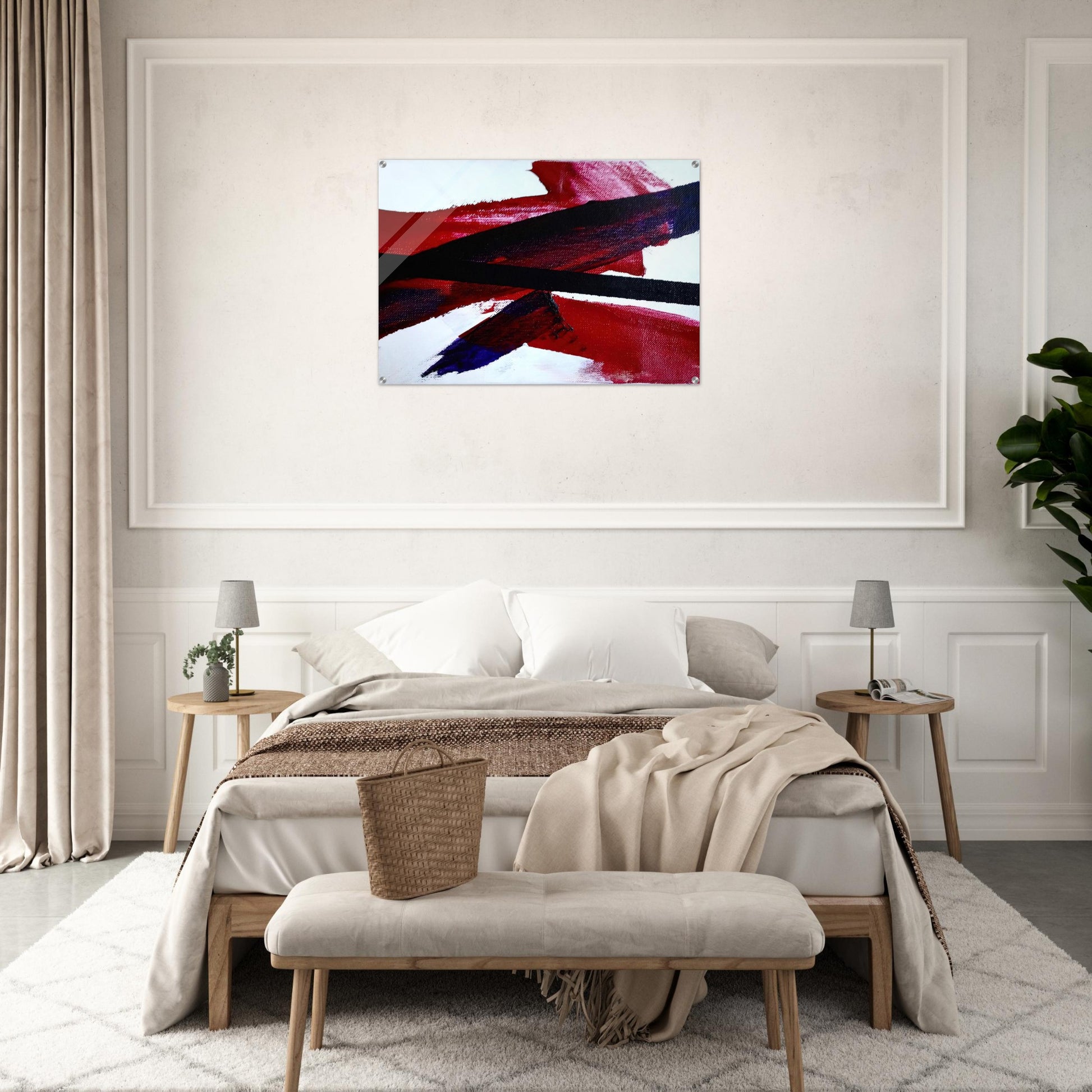 UNTITLED NR 2318 2006 - Luis Feito Acrylic Print - 70x100 cm / 28x40″ inches