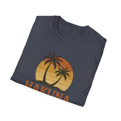Hakuna Matata Retro-T-Shirt mit Grafik, „Keine Sorgen“-Shirt mit positiver Ausstrahlung, Vintage-T-Shirt im 90er-Jahre-Stil, Shirt mit Wohlfühl-Zitat, Unisex-Geschenk