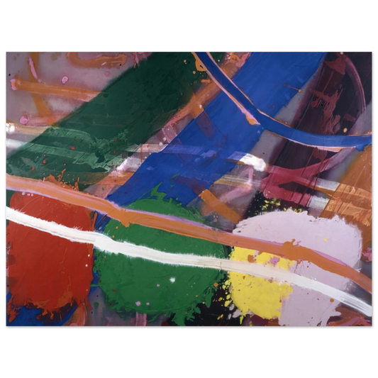 Albert Irvin - Festival - 1983  75x100 cm / 30x40inches Fine Art Poster