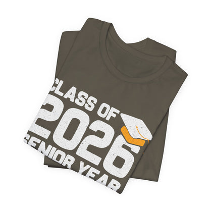 Abschluss-T-Shirt für den Jahrgang 2026, Abschluss-Shirt, Unisex-Abschlussgeschenk, Kleidung für Highschool-Absolventen, T-Shirt für Studienanfänger