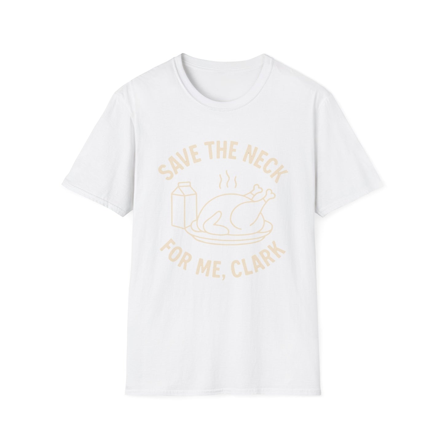 Lustiges „Save the Neck For Me“-T-Shirt mit Clark-Motiv, Unisex-Baumwoll-Shirt im Vintage-Stil, Vintage-Slogan-Shirt, Fanartikel