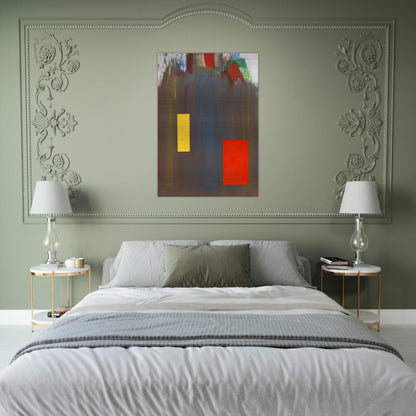 Memoria in Aeternum - Hans Hofmann Brushed Aluminum Print - 70x100 cm / 28x40 inches | Hans Hofmann Aluminum Print | Hans Hofmann Prints