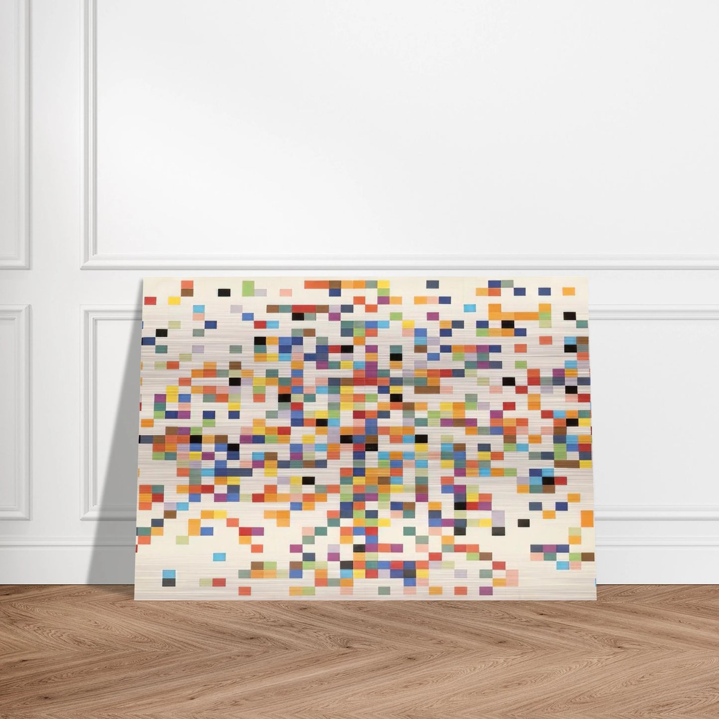 Spectrum Colors Arranged by Chance II - Ellsworth Kelly Brushed Aluminum Print - 70x100 cm / 28x40 inches | Ellsworth Kelly Aluminum Print | Ellsworth Kelly Prints