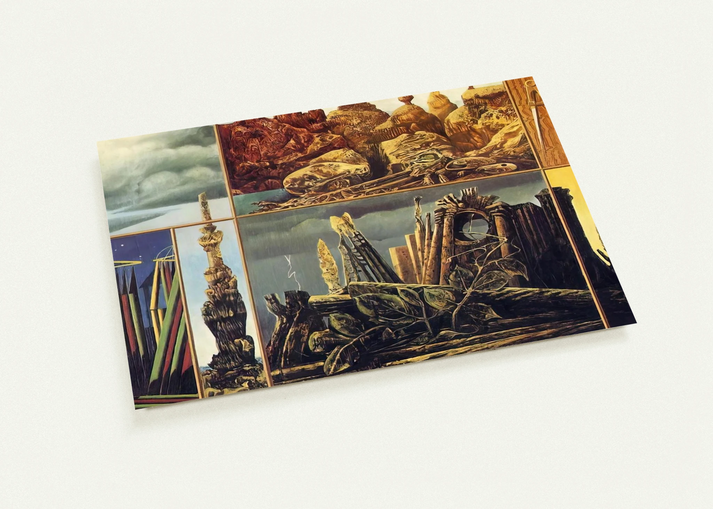 Painting for Young People By Max Ernst Pack of 10 Post Cards | Max Ernst Post Cards | A6 (10.5 x 14.8 cm) - 4.1 x 5.8 inches