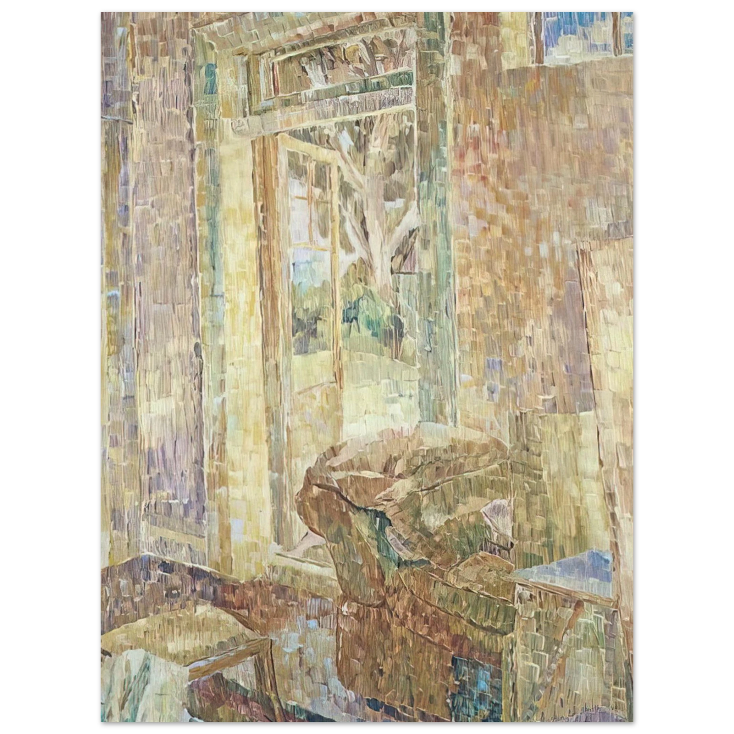 Grace Cossington Smith - Door into the garden - 1947  75x100 cm / 30x40inches Fine Art Poster