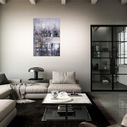 New Amsterdam II - 1970 - Maria Helena Vieira da Silva Brushed Aluminum Print - 70x100 cm / 28x40 inches | Maria Helena Vieira da Silva Aluminum Print | Maria Helena Vieira da Silva Prints