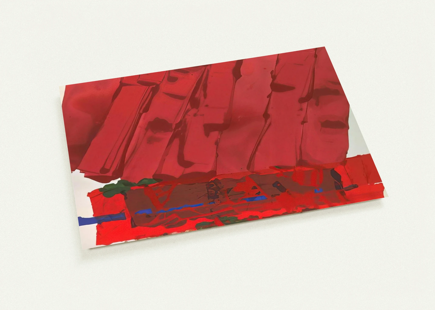 Flodden - 1978 By Albert Irvin Pack of 10 Post Cards | Albert Irvin Post Cards | A6 (10.5 x 14.8 cm) - 4.1 x 5.8 inches