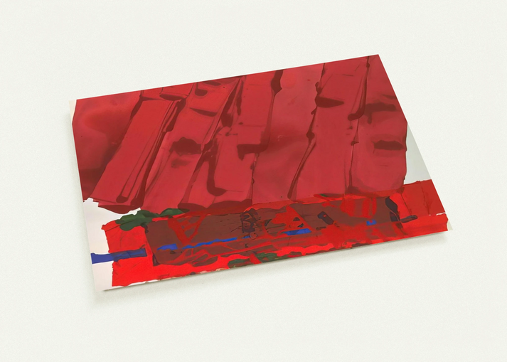 Flodden - 1978 By Albert Irvin Pack of 10 Post Cards | Albert Irvin Post Cards | A6 (10.5 x 14.8 cm) - 4.1 x 5.8 inches