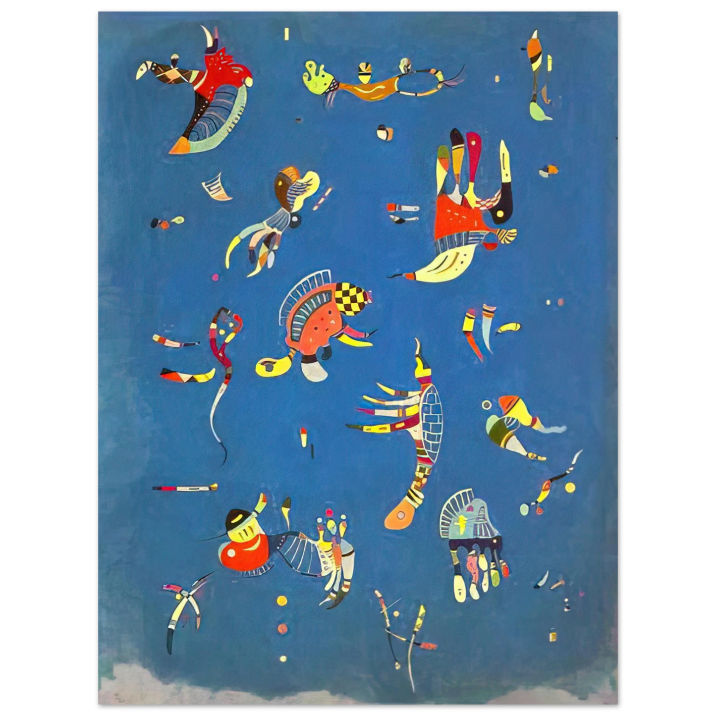 Wassily Kandinsky - SKY BLUE 1940  75x100 cm / 30x40inches Fine Art Poster