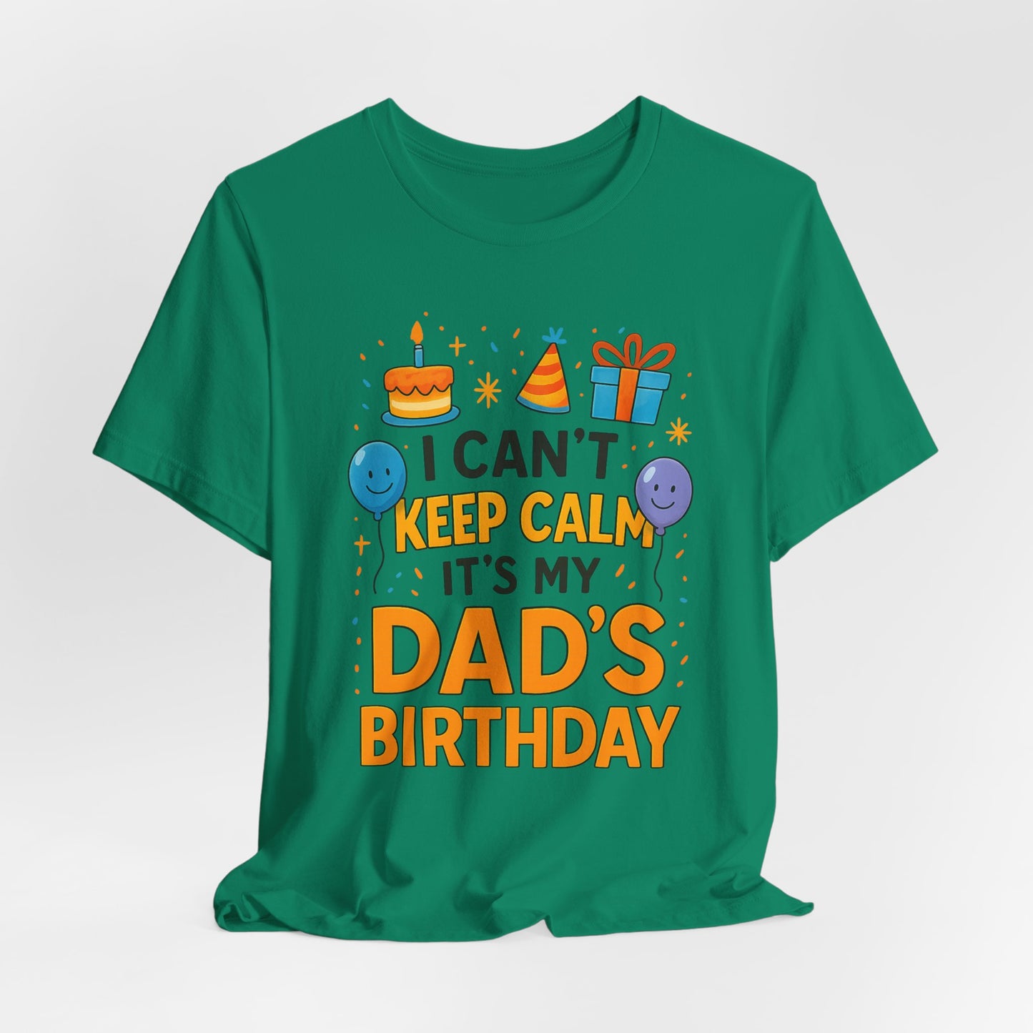 Geburtstagsgeschenk für Papa: Ich kann nicht ruhig bleiben, es ist Papas Geburtstag! Alles Gute zum Geburtstag, Papa!