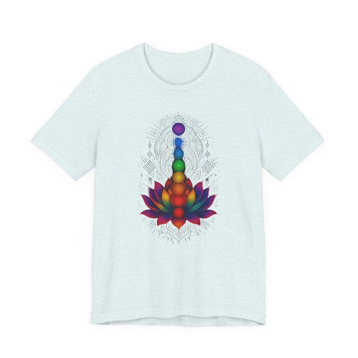 Chakra-Lotusblume, spiritueller Yoga-Liebhaber