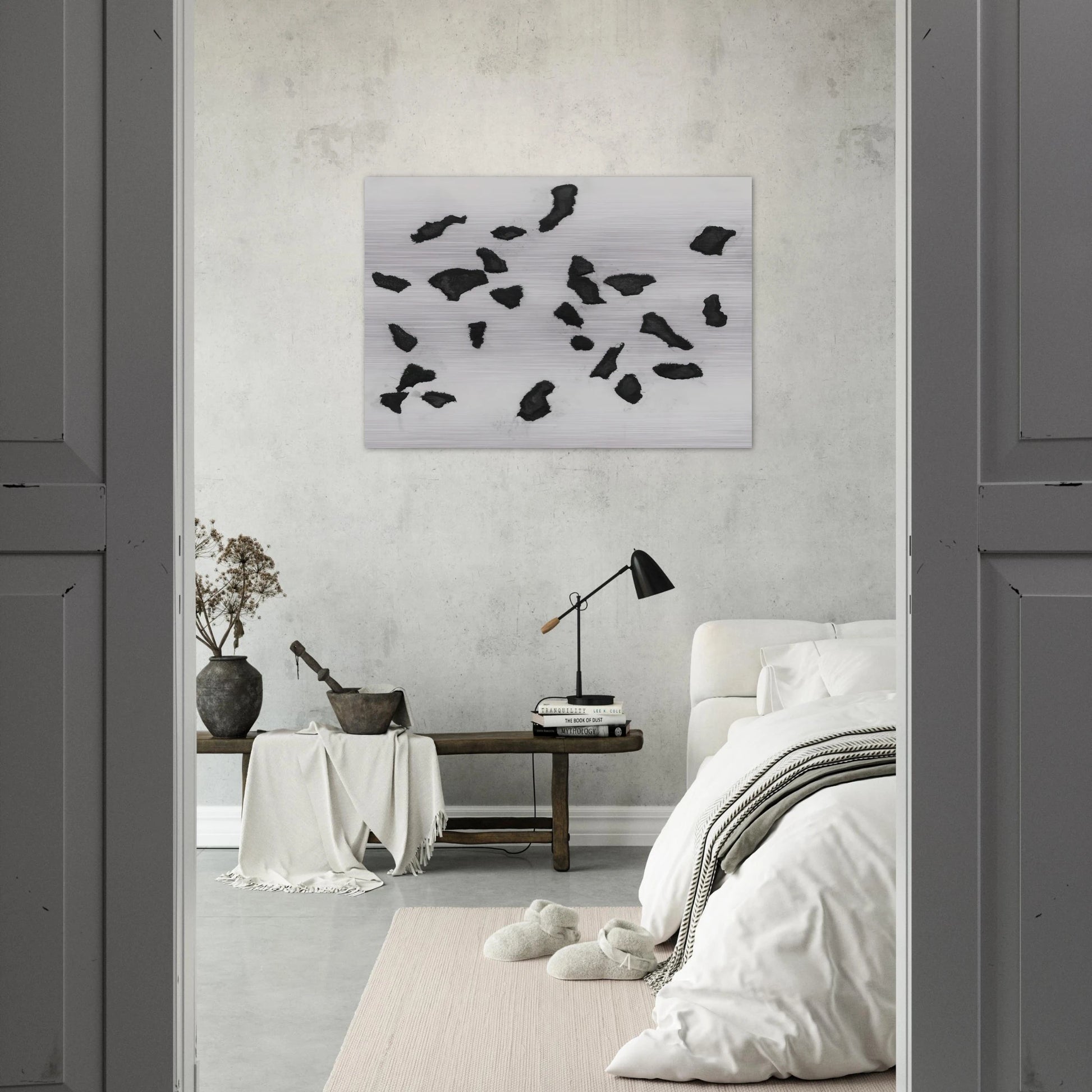 According to the Laws of Chance - Jean Arp Brushed Aluminum Print - 70x100 cm / 28x40 inches | Jean Arp Aluminum Print | Jean Arp Prints