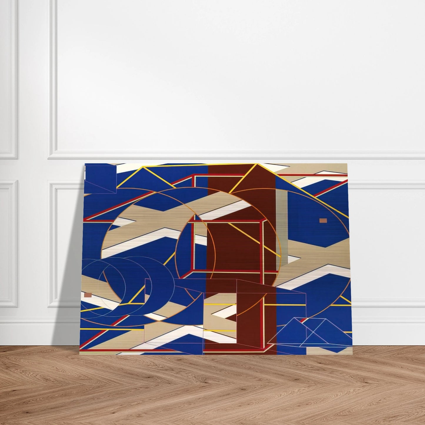 C-B-1 - Al Held Brushed Aluminum Print - 70x100 cm / 28x40 inches | Al Held Aluminum Print | Al Held Prints