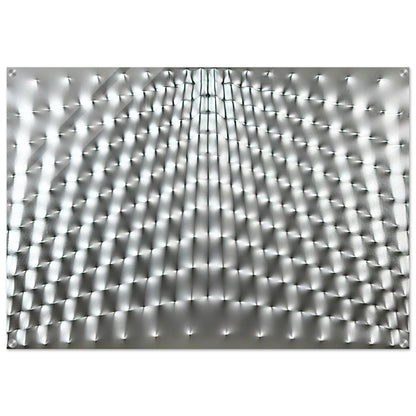 Superficie Argento - 1973 - Enrico Castellani Acrylic Print - 70x100 cm / 28x40″ inches
