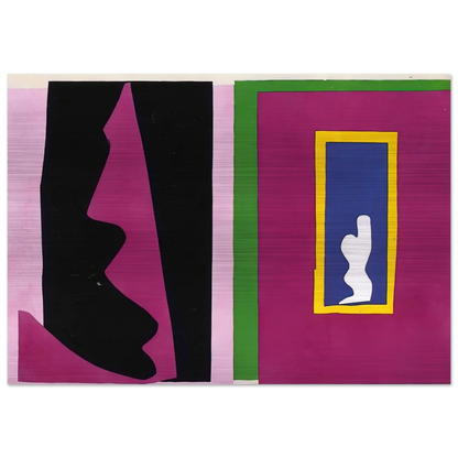 CUT OUTS - Henri Matisse Brushed Aluminum Print - 70x100 cm / 28x40 inches | Henri Matisse Aluminum Print | Henri Matisse Prints