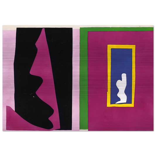 CUT OUTS - Henri Matisse Brushed Aluminum Print - 70x100 cm / 28x40 inches | Henri Matisse Aluminum Print | Henri Matisse Prints